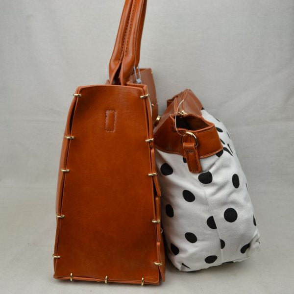 "Cicely" Vegan Leather 2 piece Handbag set