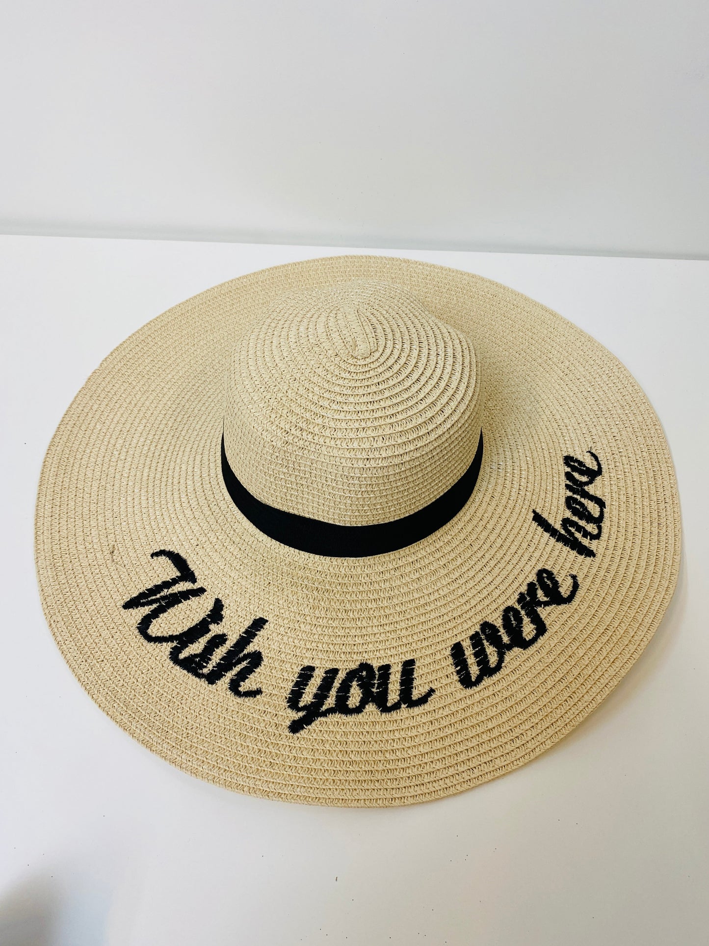 "Wish You were here" Straw Hat