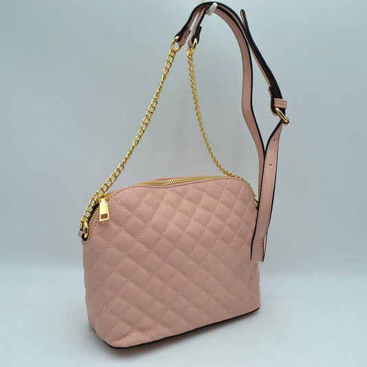 "Alyssa" Quilted Crossbody Bag