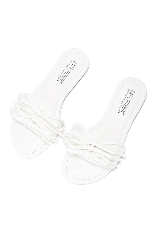 "Leilani" White Sandals