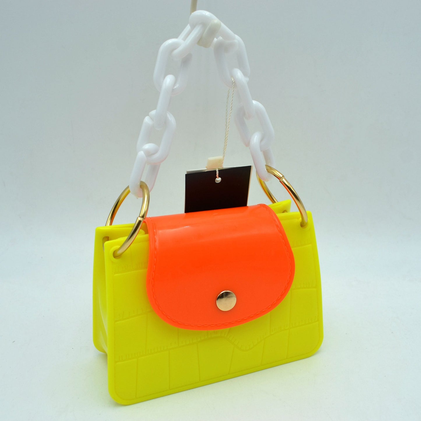 "Carly" Color Block Small Jelly Handbag