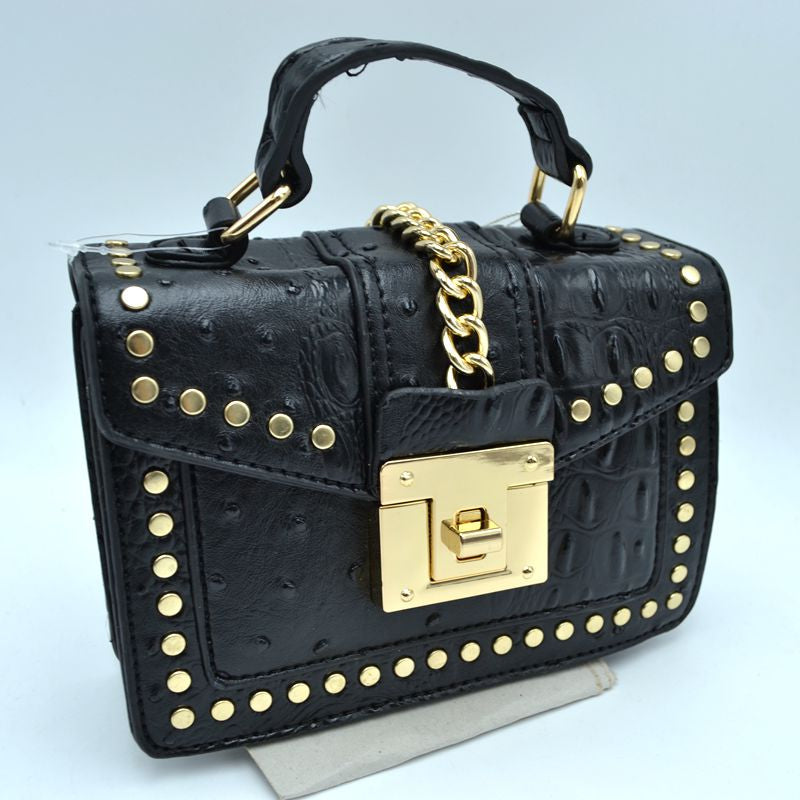 "Adelaide" Small Textured Crossbody Handbag