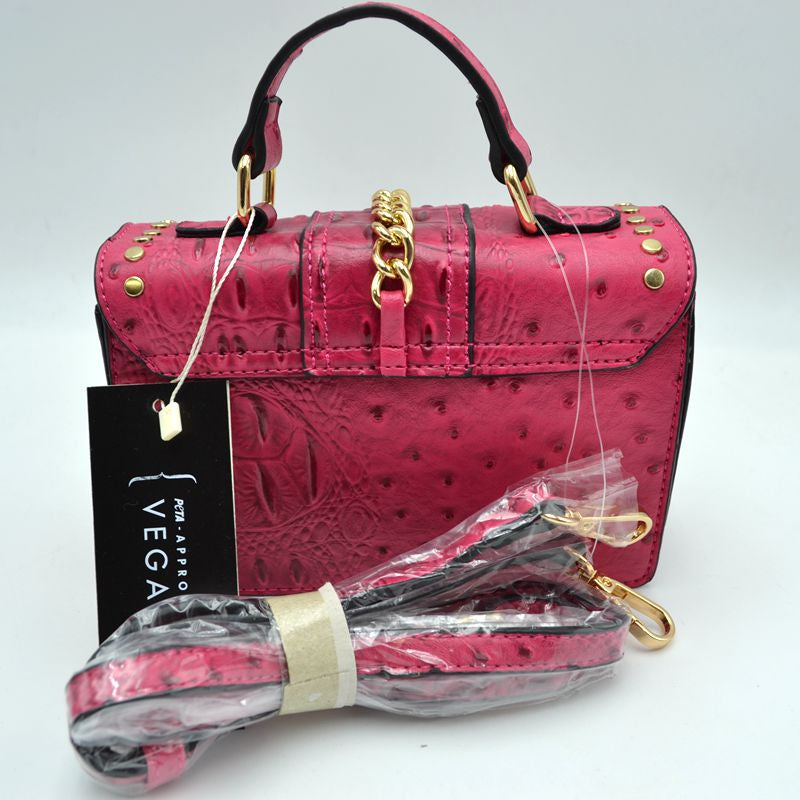 "Adelaide" Small Textured Crossbody Handbag