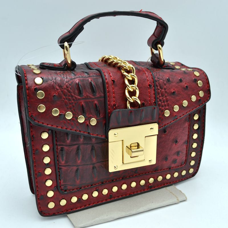 "Adelaide" Small Textured Crossbody Handbag