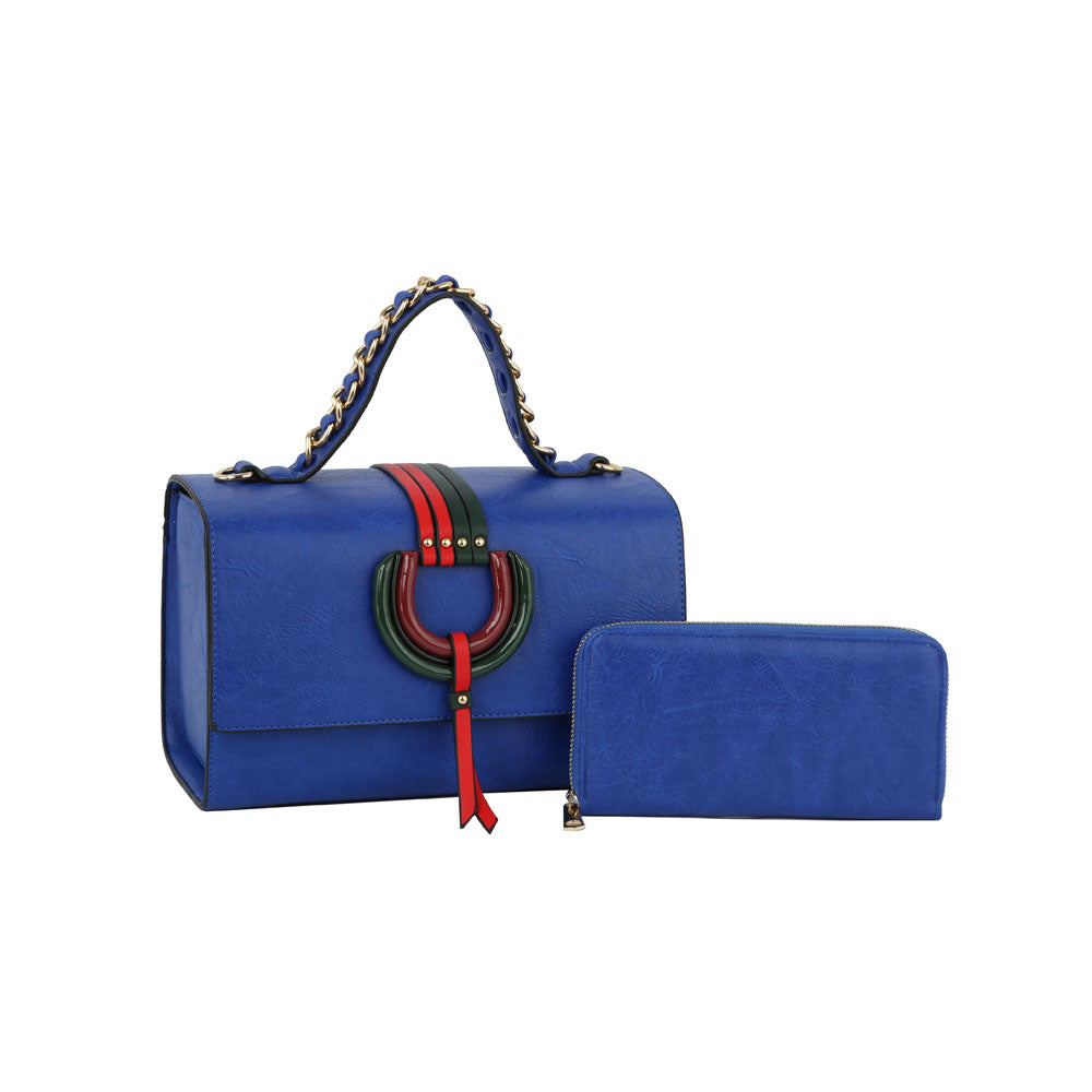 "Ereen" Box Shaped 2-Piece Fashion Handbag Set