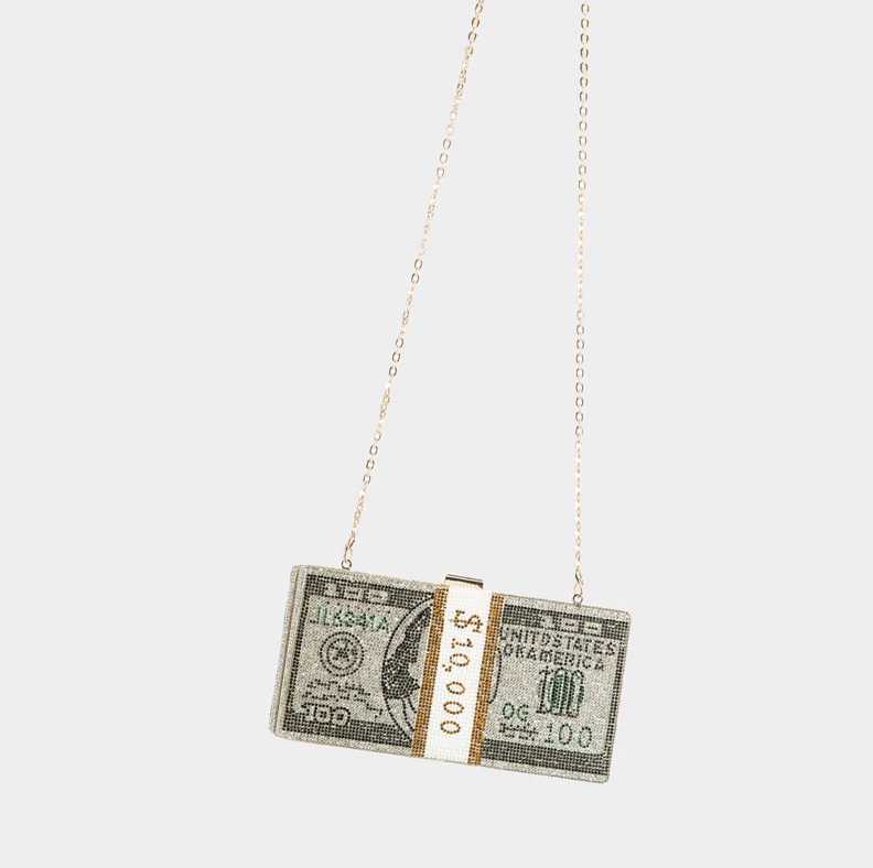 "Chrystol" Jeweled Money Purse