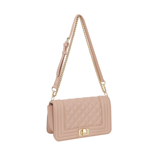 "Abbie" Quilted Shoulder Handbag