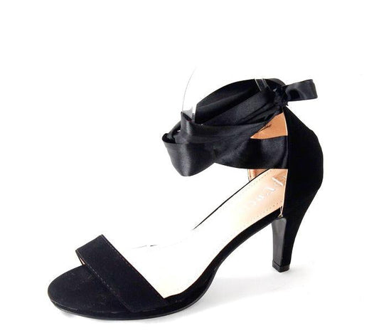 "Imani" Black Low Heel