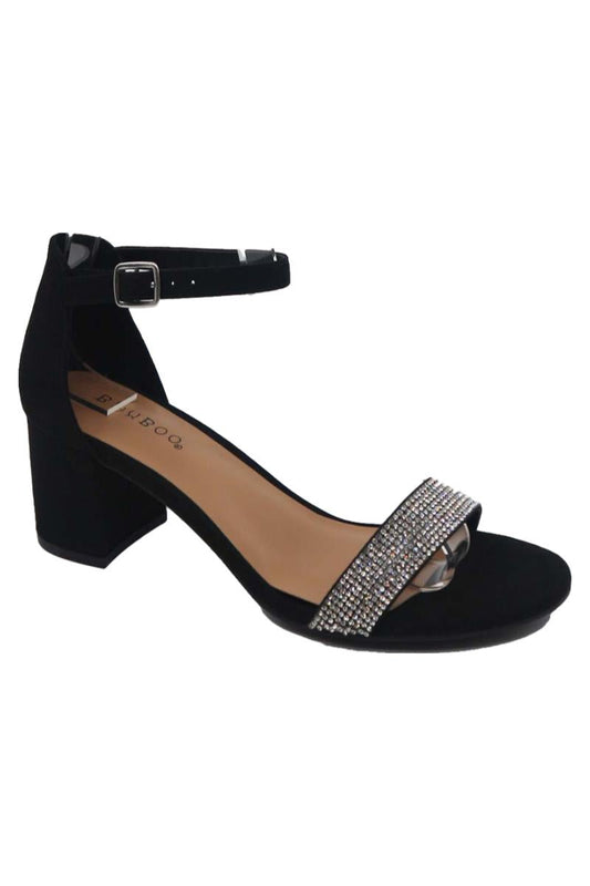 "Jill” Black Low Heels