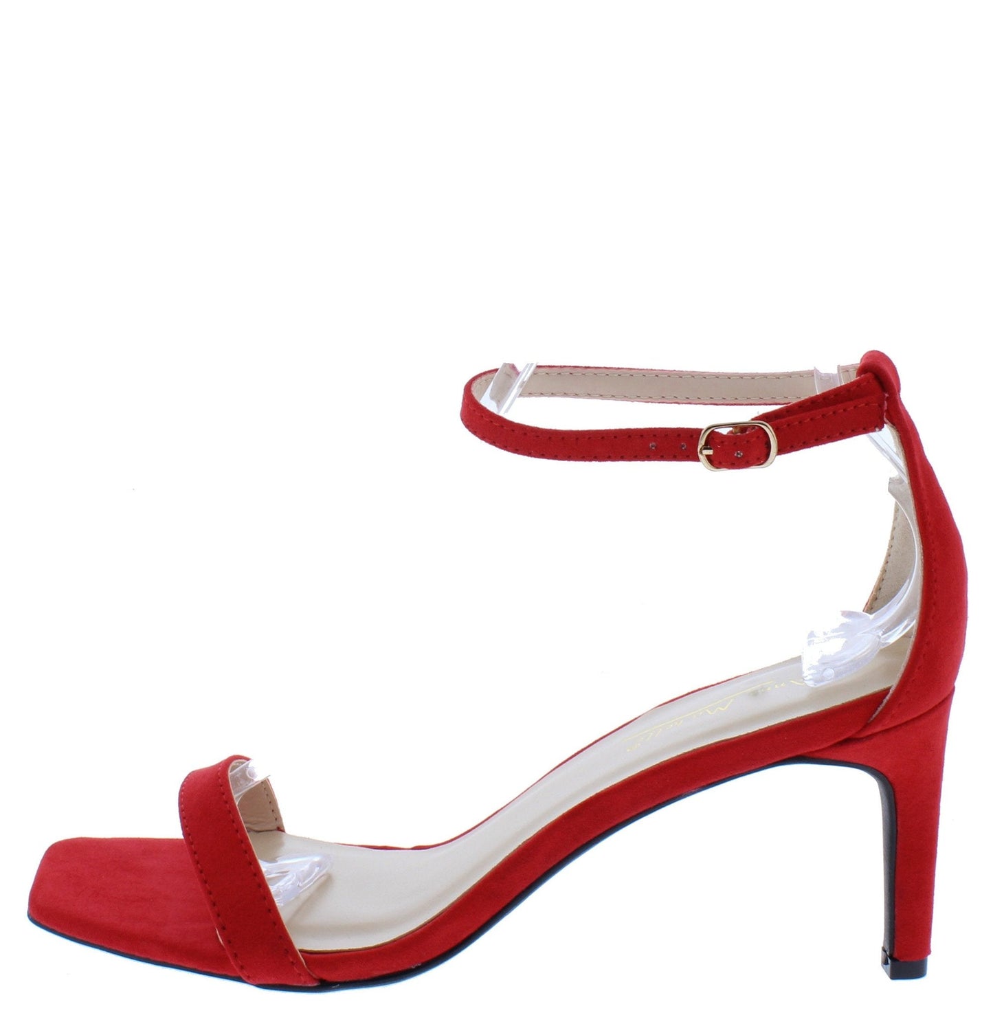 "Tiara" Red Low Heels
