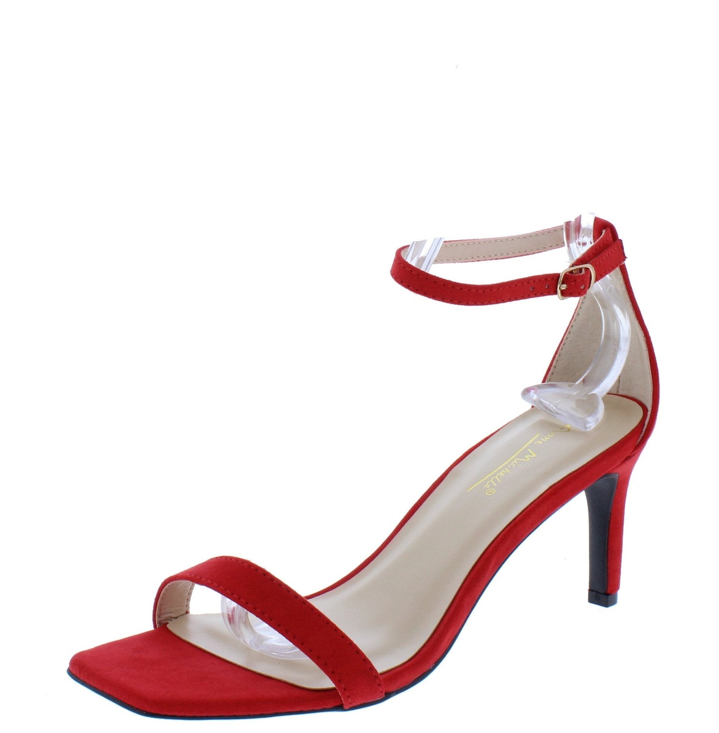 "Tiara" Red Low Heels