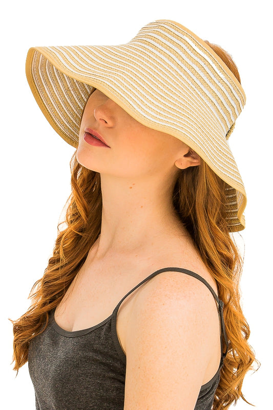 "Preslie" Travel Straw Hat