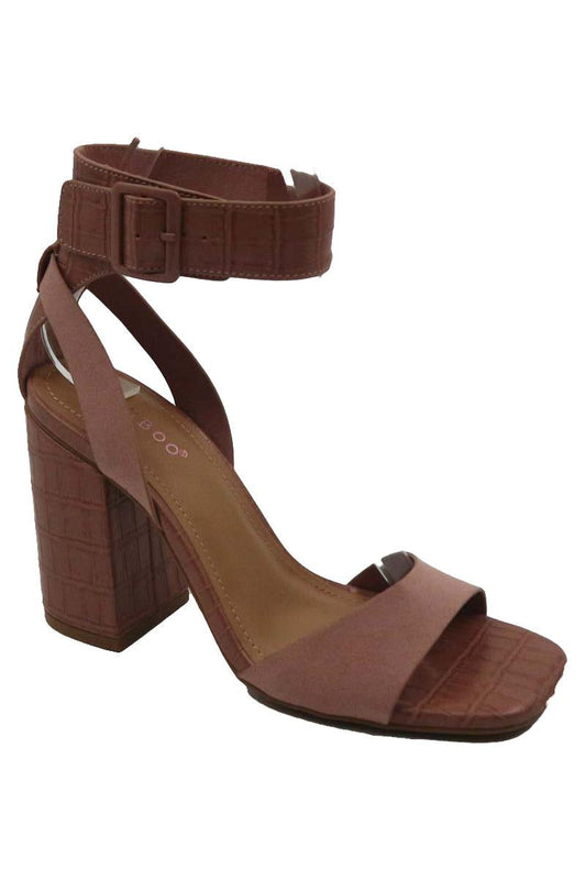 "Kenzie" Pink Block Heels