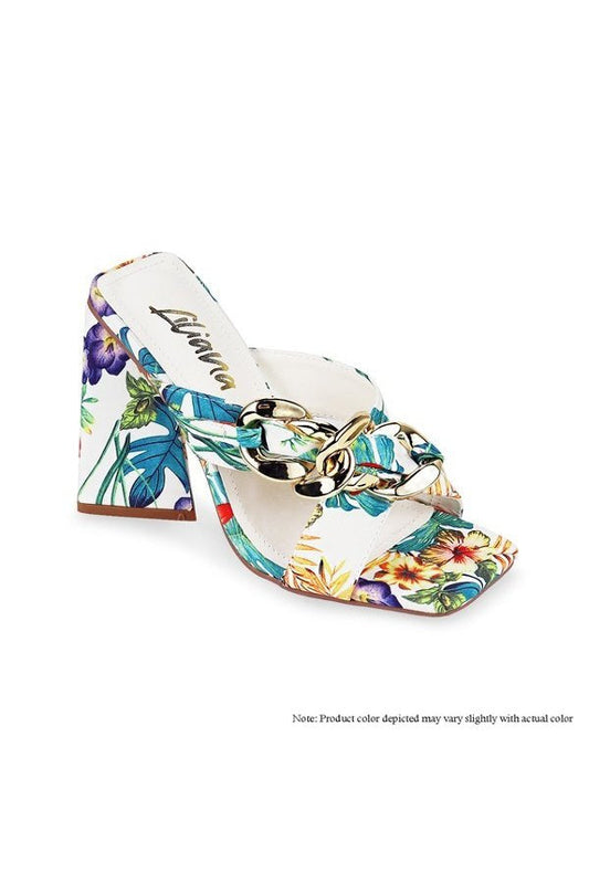 "Stella" Floral Heels