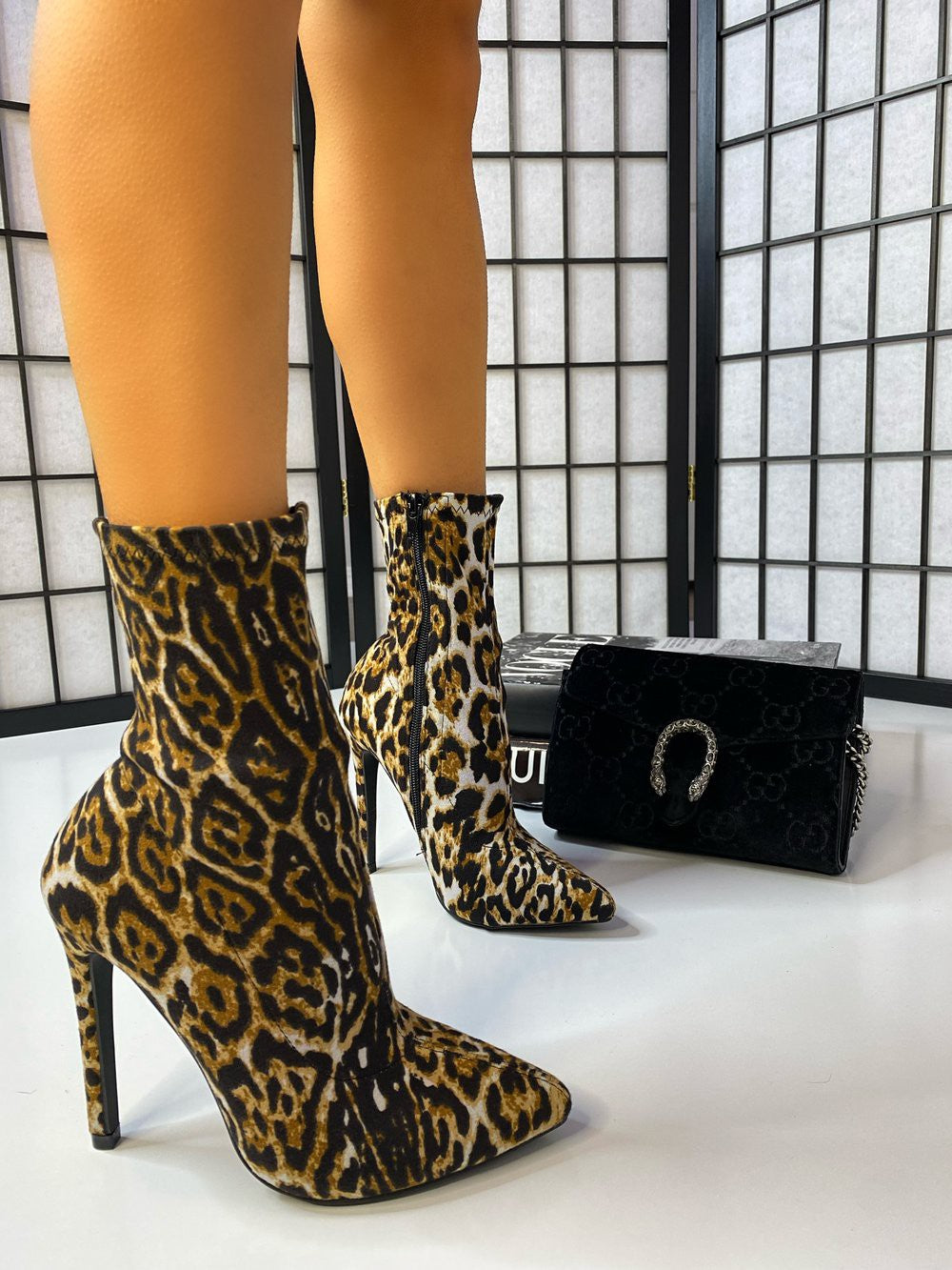 "Arla" Animal Print Booties