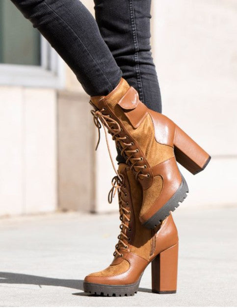 "Reign" Tan Boots