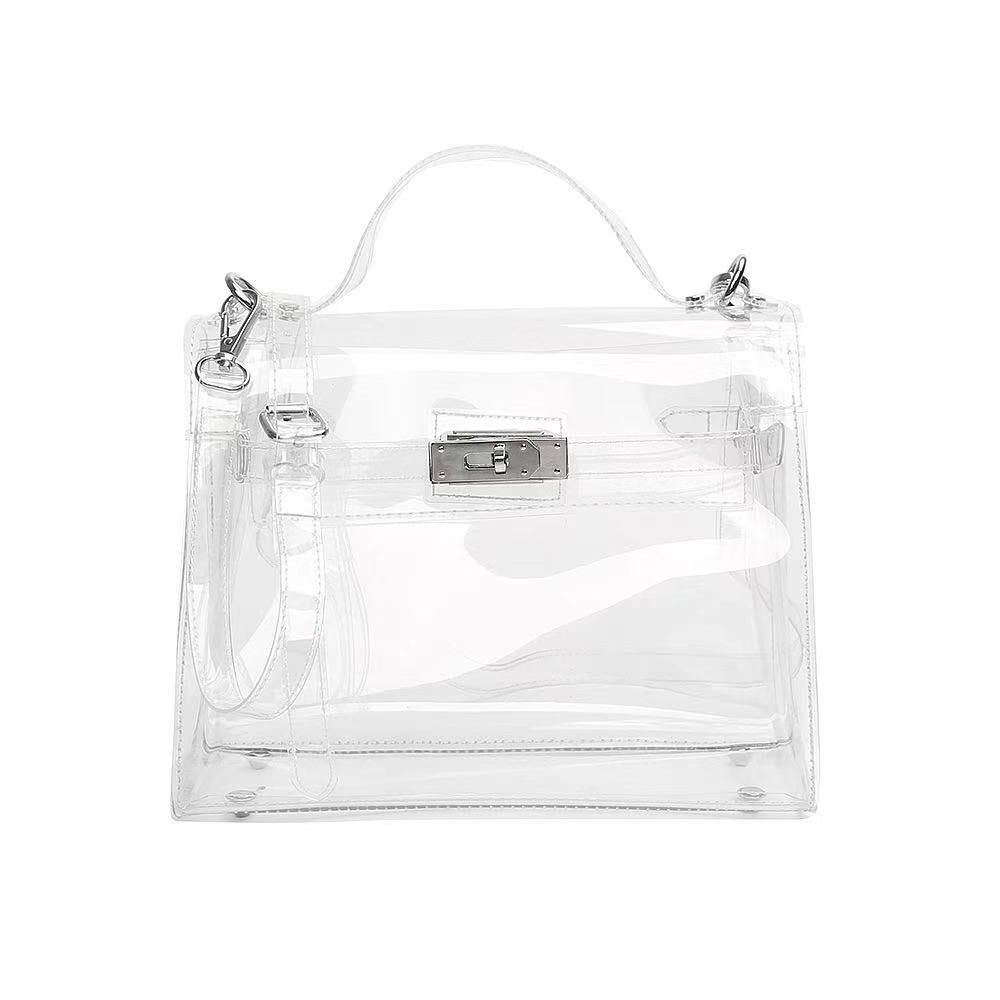 "Ashley" Medium Clear Handbag
