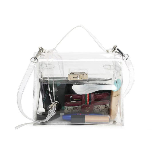 "Ashley" Medium Clear Handbag