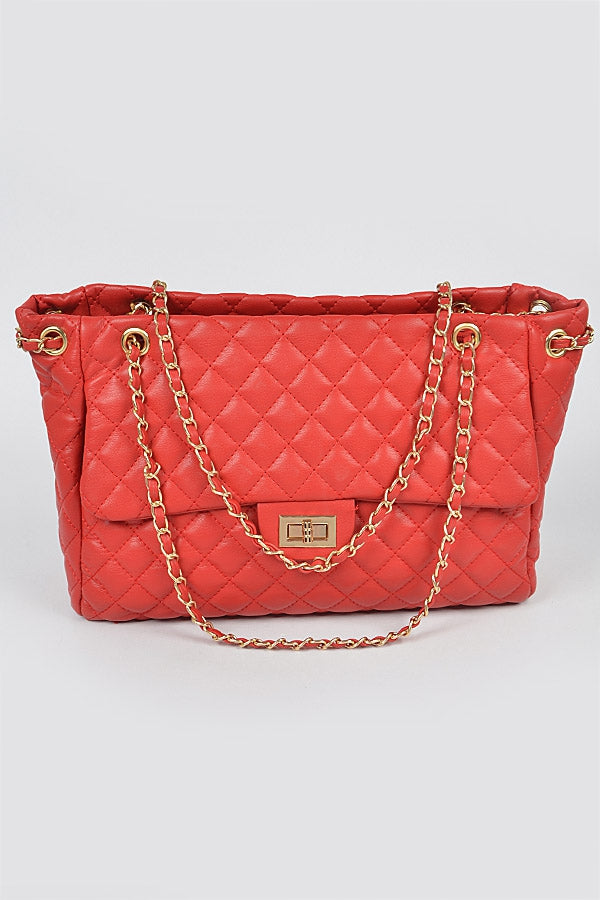 "Lucy" Quilted Handbag