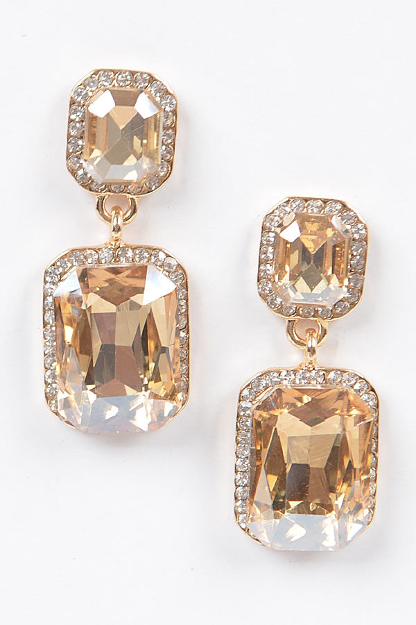 Double Jewel Earrings