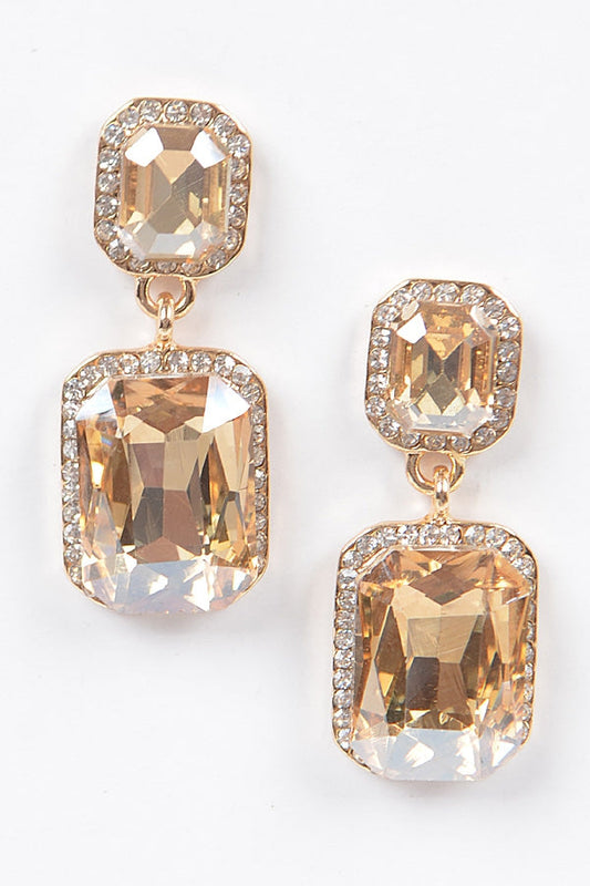 Double Jewel Earrings