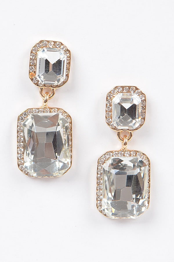 Double Jewel Earrings