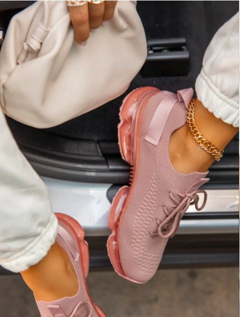 "Kimmie" Mauve Sneakers