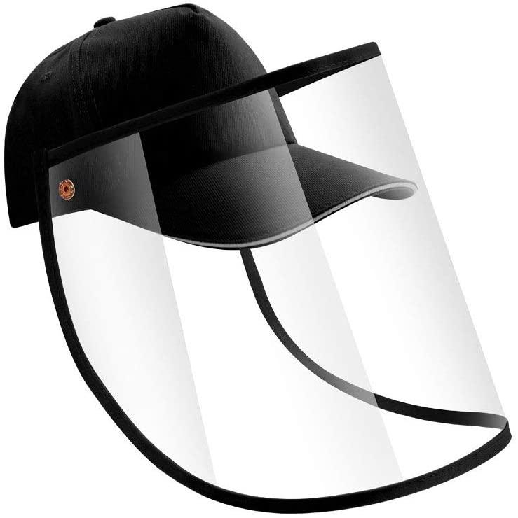 Baseball Cap with Full Face Protective Shield