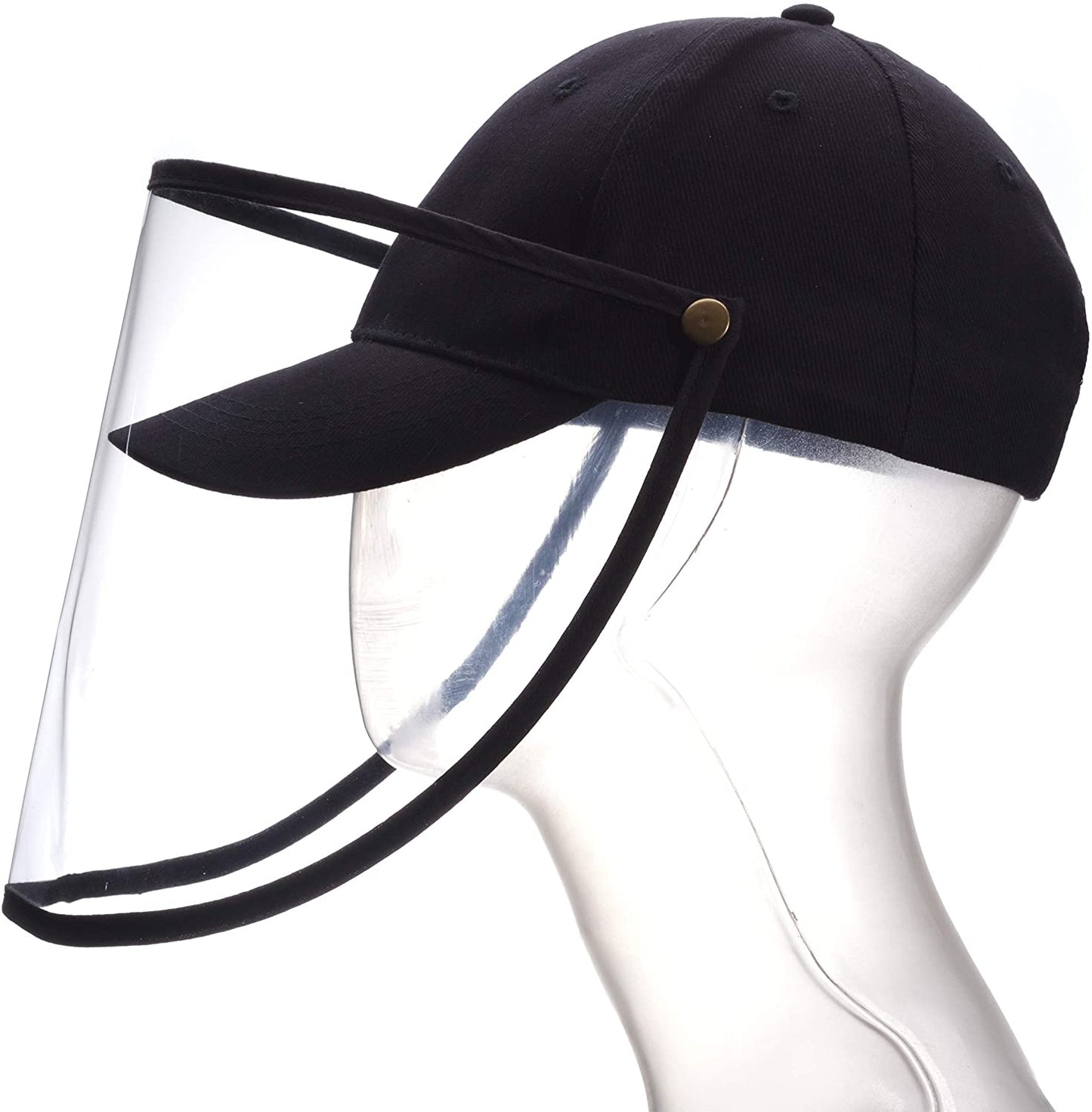 Baseball Cap with Full Face Protective Shield