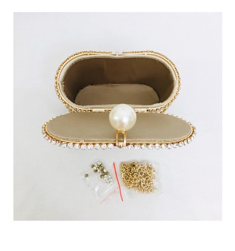 "Rosaline" Jeweled Cage Handbag