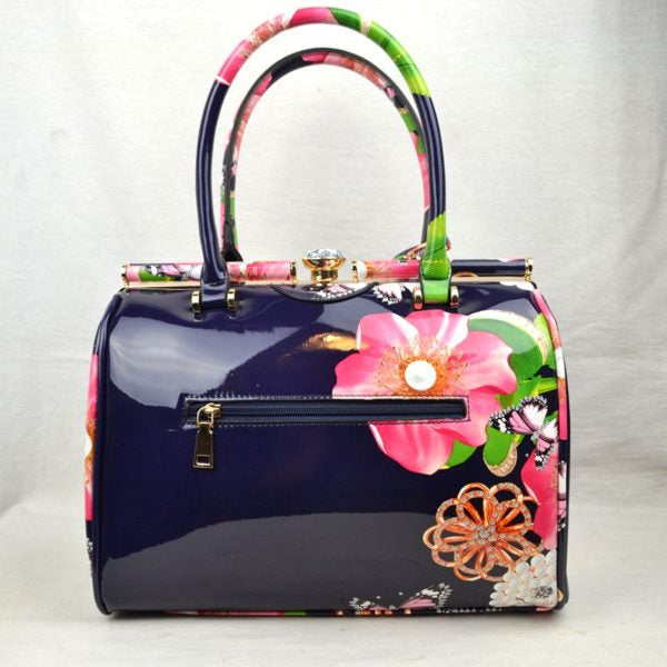 "Mercedes" Floral 2-piece Handbag Set