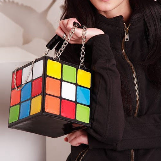 "Ruby" Rubik Cube Handbag